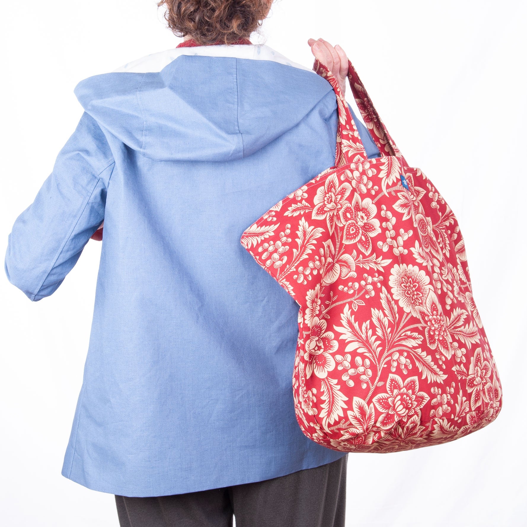 Aboutp original 100% cotton big red bag